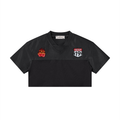 Women’s Cropped Paneled V-Neck Jersey
