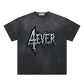 Hand-Frayed Sunfade Paint Splatter T-Shirt