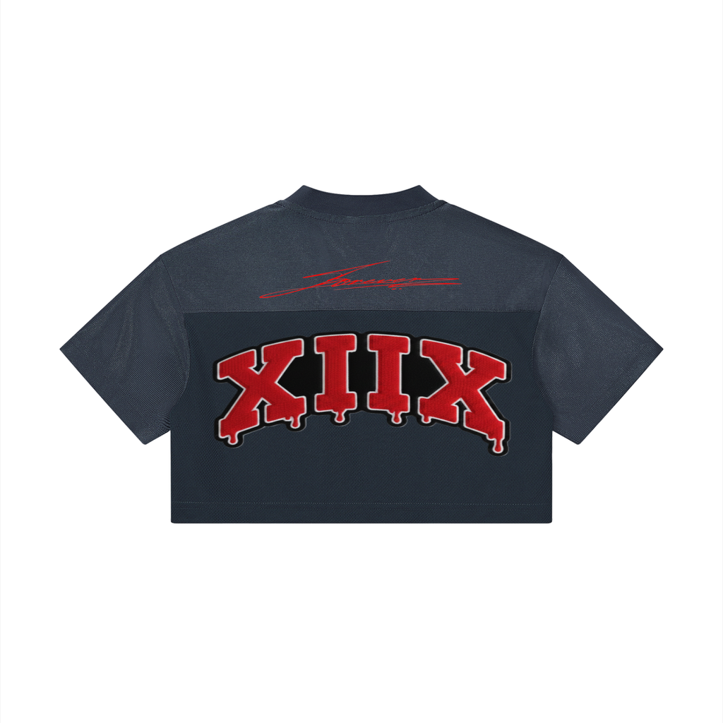 Women’s Cropped Paneled V-Neck Jersey